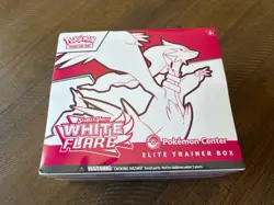 Pokemon TCG White Flare Pokemon Center PC ETB - Sealed - Image 1