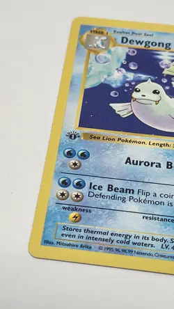 Pokemon WOTC Base 1st Edition Dewgong Shadowless 25/102 - Image 3