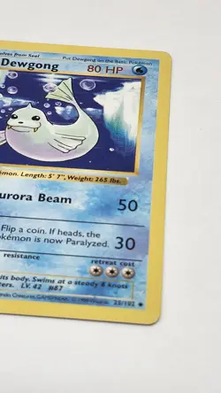 Pokemon WOTC Base 1st Edition Dewgong Shadowless 25/102 - Image 4