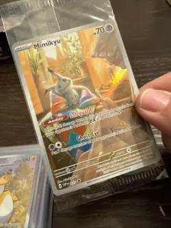 Mimikyu 075 Black Star ETB Promo Paldean Fates S&V Factory Sealed Pokemon TCG - Image 3