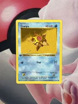 Staryu #65 Pokemon Base Set Shadowless 1st Edition Near Mint (NM) - Image 1