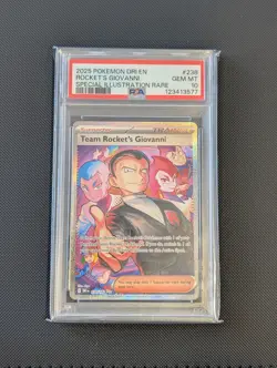 Team Rocket’s Giovanni DRI SIR #238 PSA 10 GEM MT Pokemon TCG 2025 - Image 1