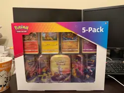 Pokemon Canada Costco 5 Pack Mini Tins Kanto Powers ***Sealed*** - Image 1