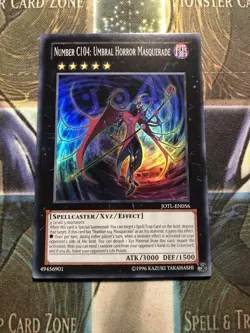 NUMBER C104: UMBRAL HORROR MASQUERADE * JOTL-EN056 SUPER RARE YUGIOH! - Image 1
