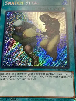 3x Snatch Steal | Secret Rares | BLTR-EN096 | NM | 1st Editions | YuGiOh! - Image 2