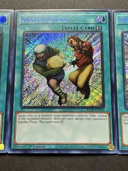3x Snatch Steal | Secret Rares | BLTR-EN096 | NM | 1st Editions | YuGiOh! - Image 5