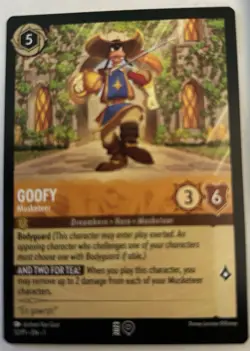 Disney Lorcana Goofy Musketeer 2023 Gamescom Promo 12/P1 - Image 4