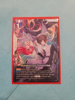 ENGLISH Gundam Card Game Awakened Potential GD03-118 R+ Alt Art Foil - Image 1
