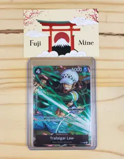 TEXTURED PROMO CS 2024 - Trafalgar Law P-038 - One Piece Card Game - OP TCG - Image 1