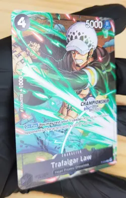 TEXTURED PROMO CS 2024 - Trafalgar Law P-038 - One Piece Card Game - OP TCG - Image 3