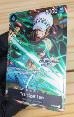 TEXTURED PROMO CS 2024 - Trafalgar Law P-038 - One Piece Card Game - OP TCG - Image 4