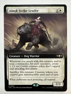 Ainok Strike Leader (Extended Art) Commander: Tarkir: Dragonstorm Regular - Image 1