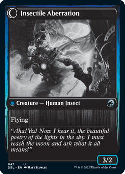Delver of Secrets // Insectile Aberration [Innistrad: Double Feature] Near Mint - Image 2