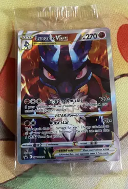 Pokemon TCG - Lucario VSTAR SWSH291 Sword & Shield Black Star Promo SEALED - Image 1