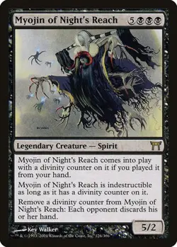 Myojin of Night's Reach [Champions of Kamigawa] Lightly Played Foil - Image 1