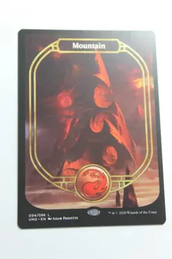 MTG Mountain x1- -Unsanctioned-Lightly Played - Image 1