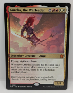 Aurelia, the Warleader Foundations Regular LP MTG - Image 1