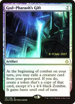 MTG GOD-PHARAOH'S GIFT FOIL Hour of Devastation Prerelease NM - Image 1