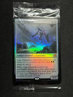 Clay Champion Prerelease Foil Promo MTG Magic 2022 Brothers' War NM/M - Sealed - Image 1