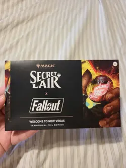 MTG Magic Secret Lair x Fallout Welcome to New Vegas Foil Edition Sealed New - Image 1