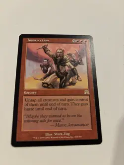 Slightly Played, English - 1 x MTG Insurrection Onslaught - Image 1