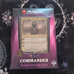 MTG Magic Subjective Reality Commander 2018 Sealed Deck Box w/ Oversize Aminatou - Image 1