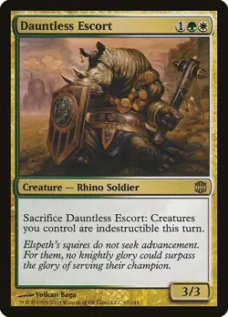 Dauntless Escort 1x MtG Alara Reborn PLAYED - Image 1