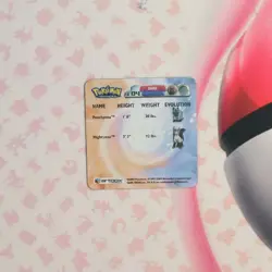 2003 Pokemon Advanced Artbox 3D Poochyena/Mightyena AF04 Lenticular Card - Image 2