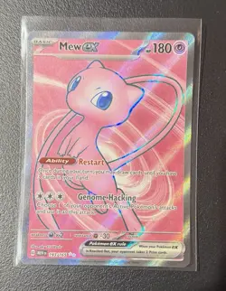 Mew ex 193/165 Sv: Scarlet & Violet 151 Ultra Rare Full Art En Pokemon NM - Image 1