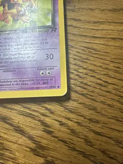 Dark Kadabra 39/82 Team Rocket Regular Pokemon Card - Image 3