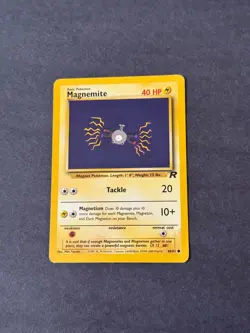 Team Rocket Pokemon TCG Magnemite 60/82 - Image 1