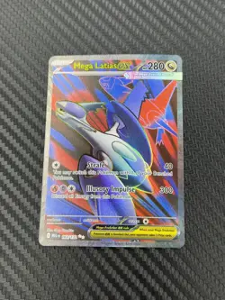 Pokemon TCG Mega Latias EX Full Art Ultra Rare Card 163/132 Mega Evolution - Image 1