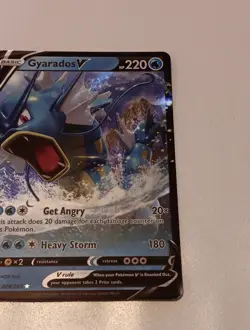 Pokemon TCG Gyarados V Evolving Skies 028/203 Holo Ultra Rare Collectible - Image 3