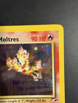 Blaine's Moltres 1/132 Holo Rare Gym Heroes Pokemon TCG LP *Swirl!* - Image 4