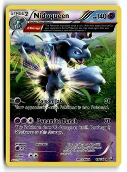 Nidoqueen 69/160 Rare Primal Clash Pokemon Reverse Holo Lightly Played - Image 1