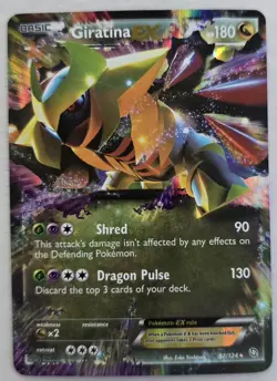 POKEMON TCG GIRATINA EX (ULTRA RARE) 92/124 DRAGONS EXALTED - Image 1