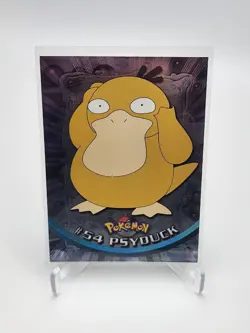 1999 Topps Pokemon Psyduck #54 Holo Foil LP TCG Nintendo TV Animation Edition - Image 1