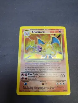 Pokemon Charizard 4/102 Base Set Holo Rare 120 HP Pokemon TCG Wizards Arita - Image 3