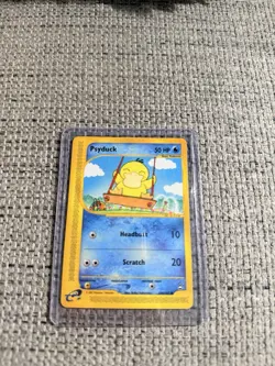 Pokemon TCG Aquapolis Psyduck 104/147 Common Unlimited Regular English 2002 50HP - Image 1