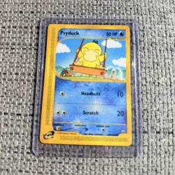 Pokemon TCG Aquapolis Psyduck 104/147 Common Unlimited Regular English 2002 50HP - Image 2