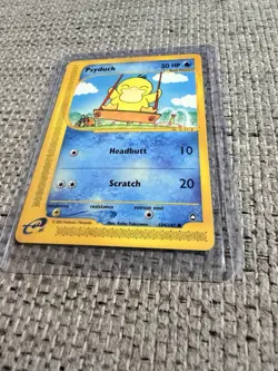 Pokemon TCG Aquapolis Psyduck 104/147 Common Unlimited Regular English 2002 50HP - Image 3