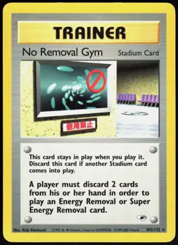 Gym Heroes No Removal Gym 103/132 Rare Pokemon Unlimited MP - Image 1