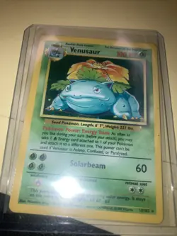 Pokemon Base Set - #15/102 Venusaur Holo (Rare) NM - Image 1