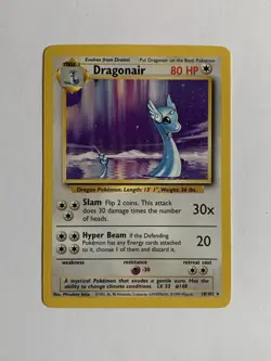 Dragonair 022/130 Base Set Regular Pokemon Collection Vintage 1999 - Image 1