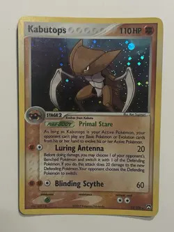 Pokemon TCG Kabutops Holo Rare EX Power Keepers Card 10/108 - Image 1