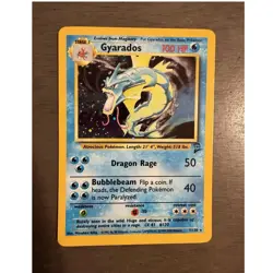 Pokemon TCG Gyarados 007/130 Base Set 2 Holo Rare English NM- - Image 1