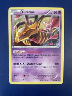 Pokemon Giratina TCG XY184 Cosmos Holo Rare Black Star Promo 2016 MP-LP - Image 1