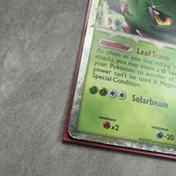 Pokemon Meganium Prime HGSS 08 Promo 2010 Full HOLO - Image 4