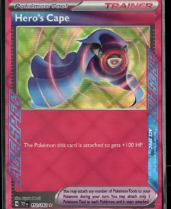Hero's Cape 152/162 ACE SPEC Rare Temporal Forces Pokemon Near Mint - Image 1