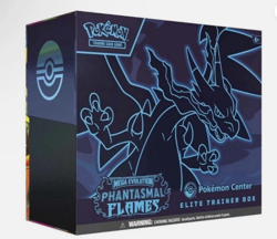 1-Mega Evolution Phantasmal Flames Pokemon Center ETB Elite Trainer Box PREORDER - Image 1